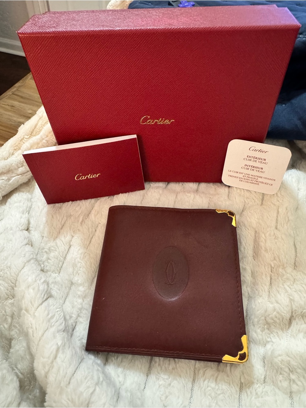 Cartier bi-fold wallet